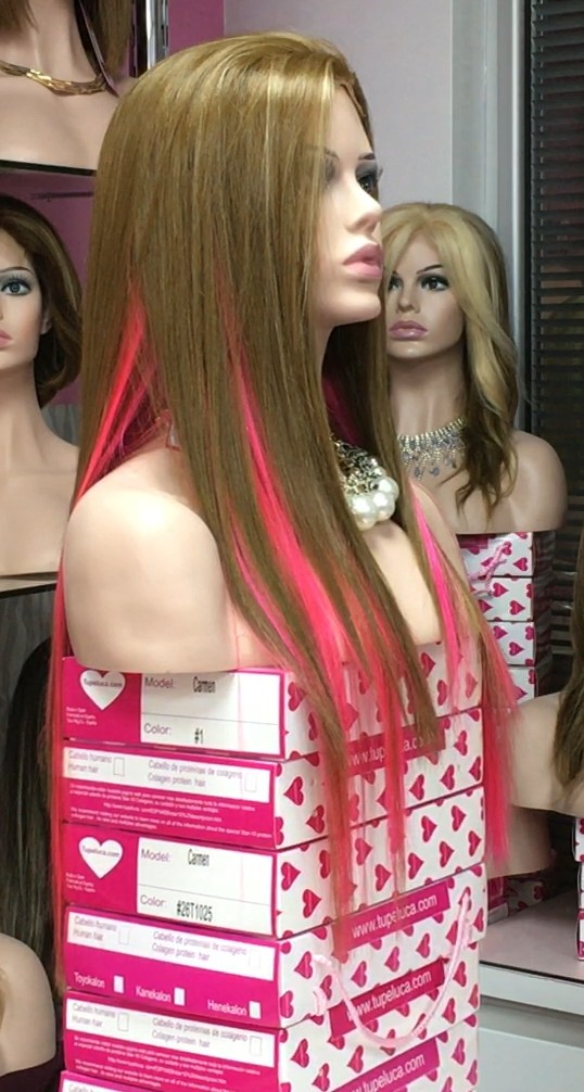 Peluca Lace Front GEMMA Color 12H88TFuxia Star-10 Colageno