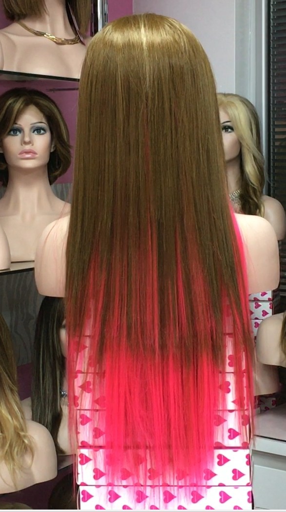 Peluca Lace Front GEMMA Color 12H88TFuxia Star-10 Colageno