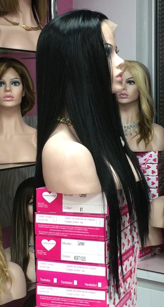 Peluca Lace Front GEMMA Color 1 Star-10 Colageno