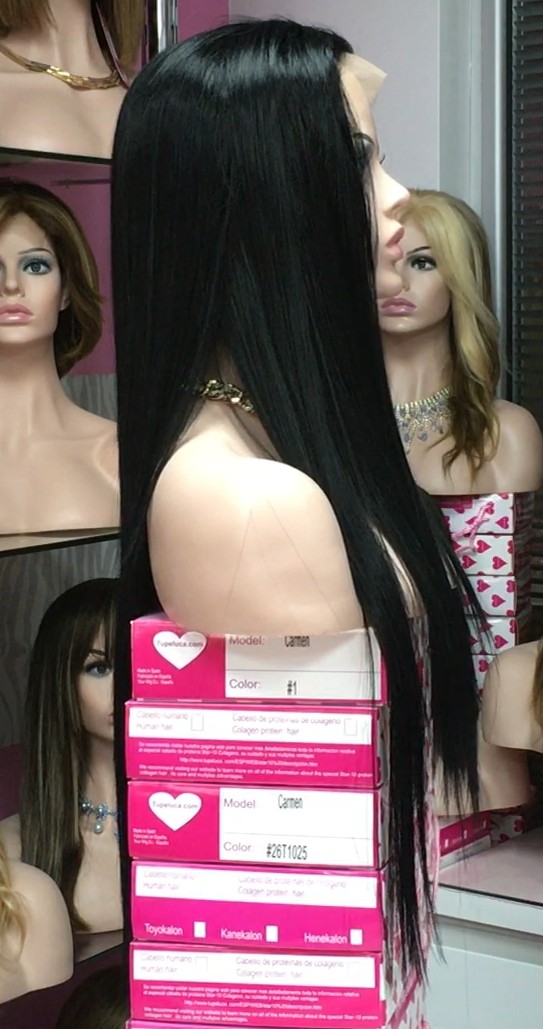 Peluca Lace Front GEMMA Color 1 Star-10 Colageno