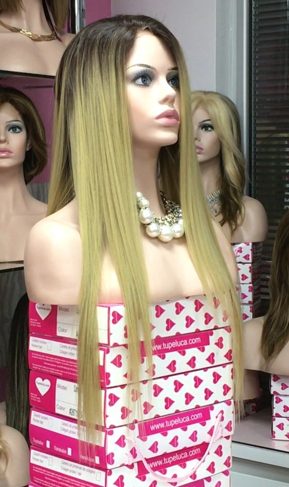 Peluca Lace Front GEMMA Color 24TT6 Star-10 Colageno