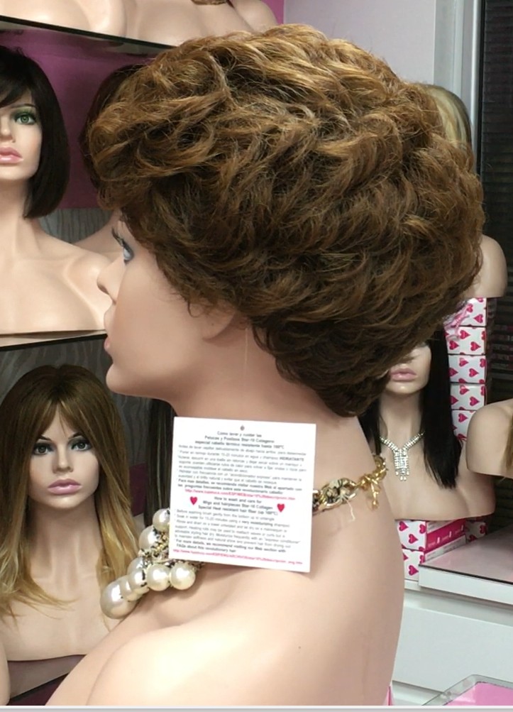 Peluca LOLY WHISP color 4T30 Star-10 Colageno