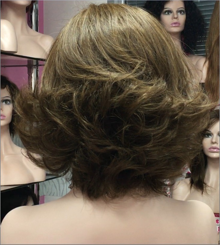 Peluca cabello natural Wendy color 5 TOP 2P6 TUL transparente