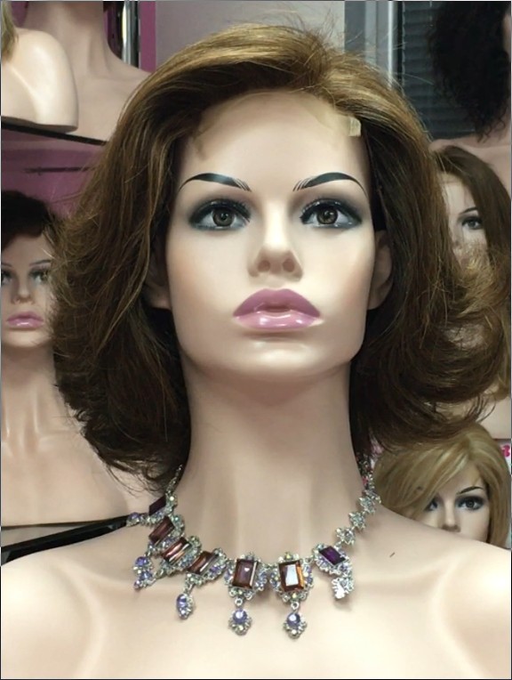 Peluca cabello natural Wendy color 5 TOP 2P6 TUL transparente