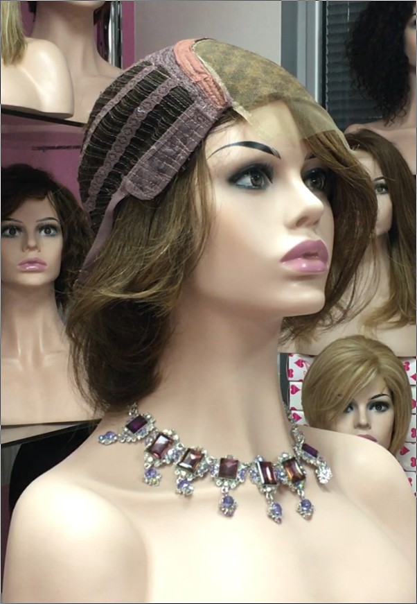 Peluca cabello natural Wendy color 5 TOP 2P6 TUL transparente