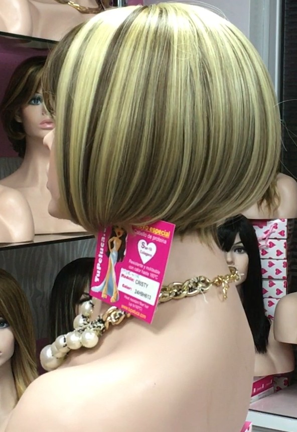 Peluca CRISTY color 24H9H613 Star-10 Colageno