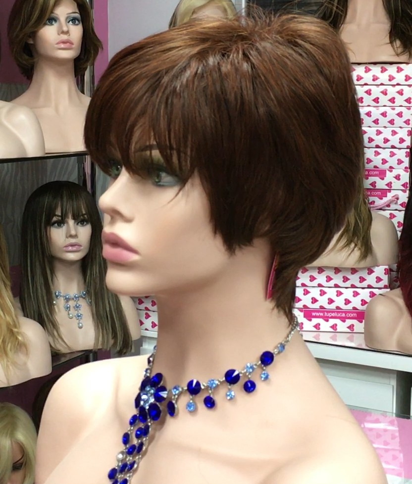 Peluca corta SANDRINE color 4/130 Star-10 Colgeno