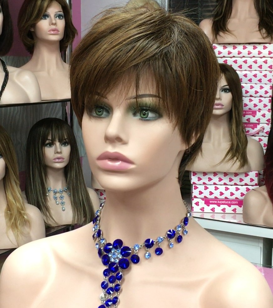 Peluca corta SANDRINE color 4T30 Star-10 Colgeno