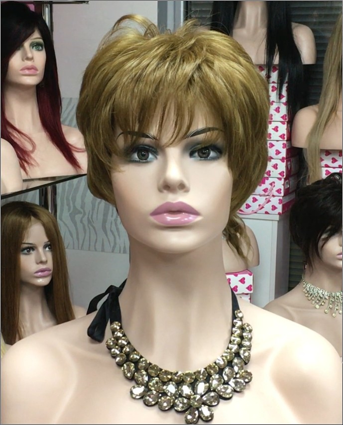 Peluca corta SANDRINE color 14 Star-10 Colgeno