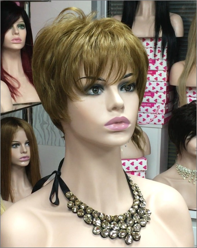 Peluca corta SANDRINE color 14 Star-10 Colgeno