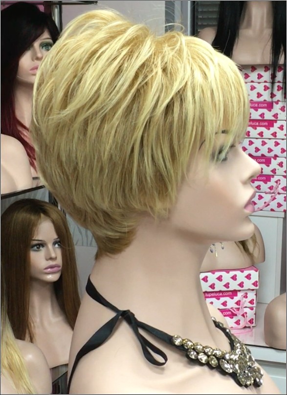 Peluca corta SANDRINE color 15T613 Star-10 Colgeno