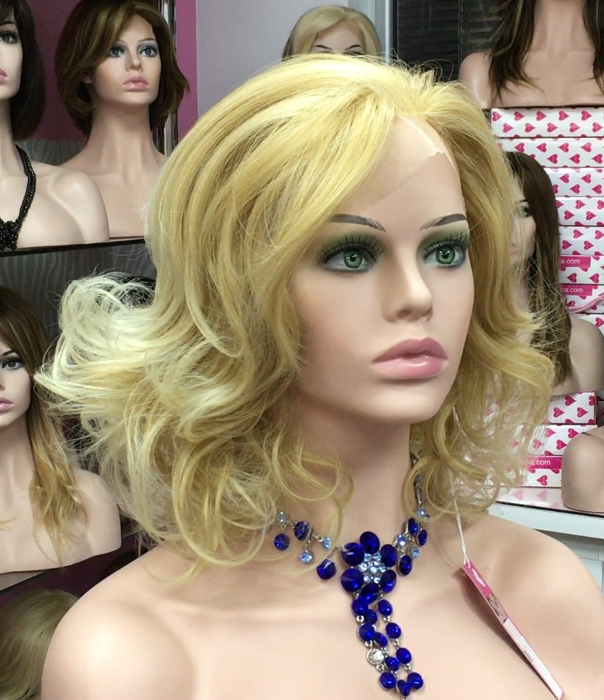Peluca lace front MARIA ROSA MINI color 19T613 Star-10 Colageno