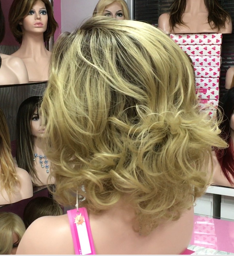 Peluca lace front MARIA ROSA MINI color 6TR24 Star-10 Colageno