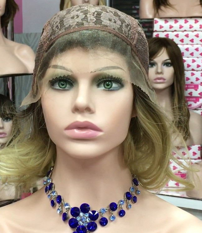 Peluca lace front MARIA ROSA MINI color 6TR24 Star-10 Colageno