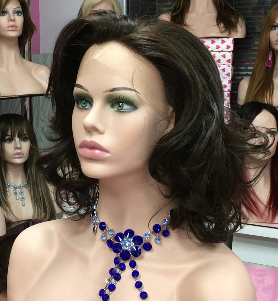 Peluca lace front MARIA ROSA MINI color 4 Star-10 Colageno