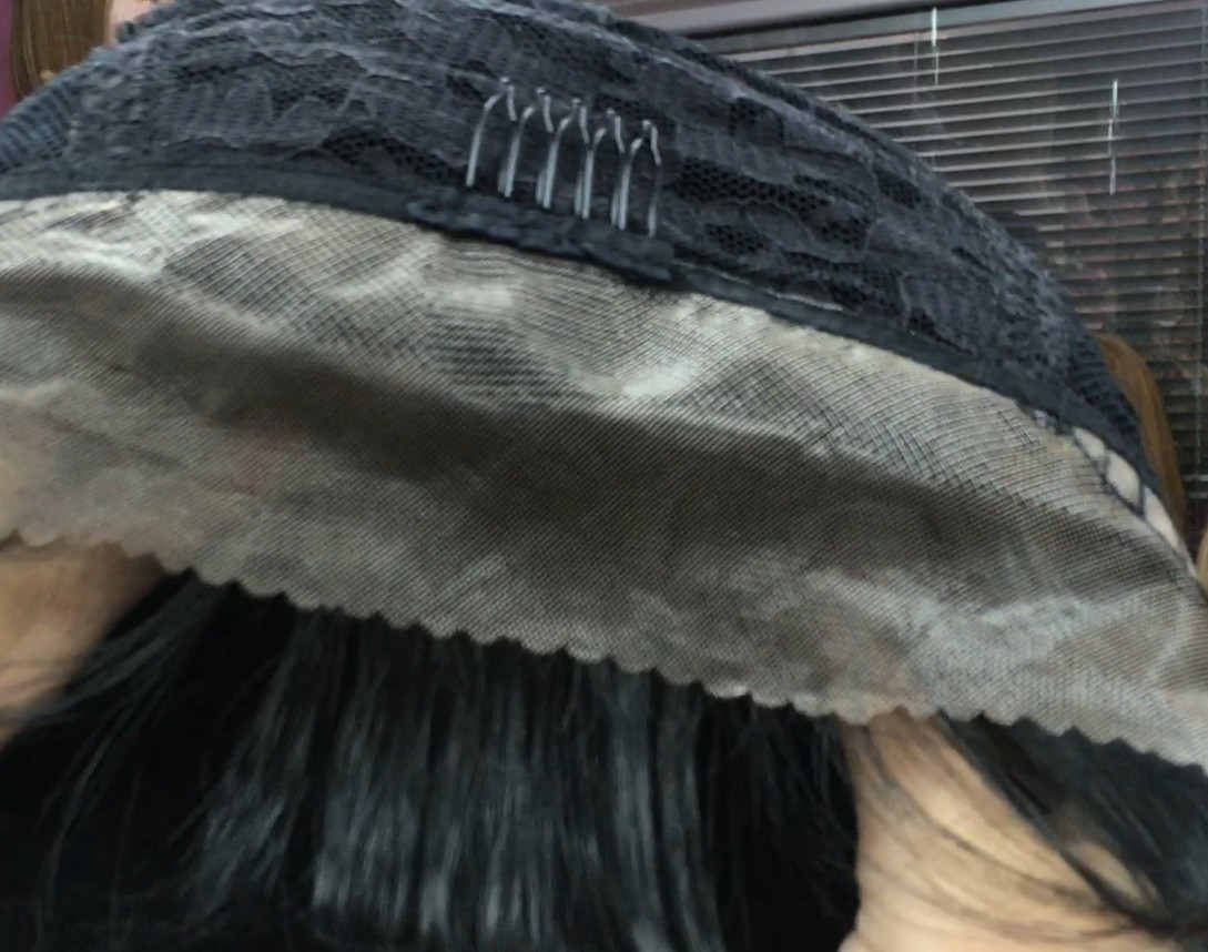 Peluca Lace front AMBAR color 1 Star-10 Colageno