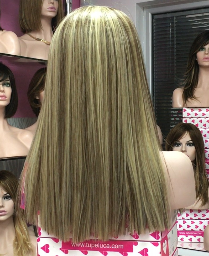 Peluca Lace front AMBAR color 24H9H613 Star-10 Colageno