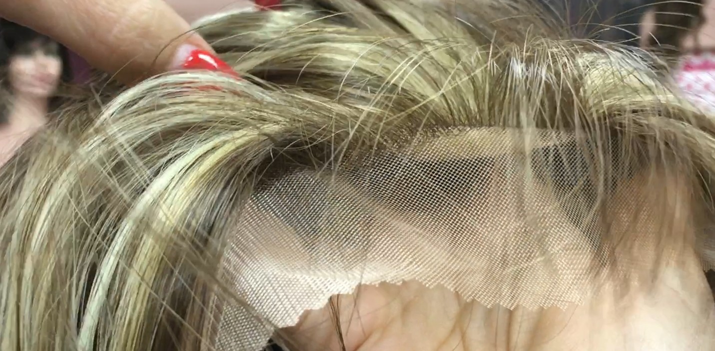 Peluca Lace front AMBAR color 24H9H613 Star-10 Colageno