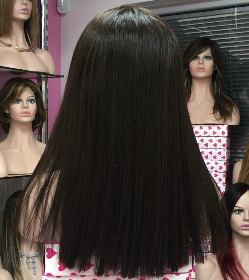 Peluca Lace front AMBAR color 6 Star10.Colageno