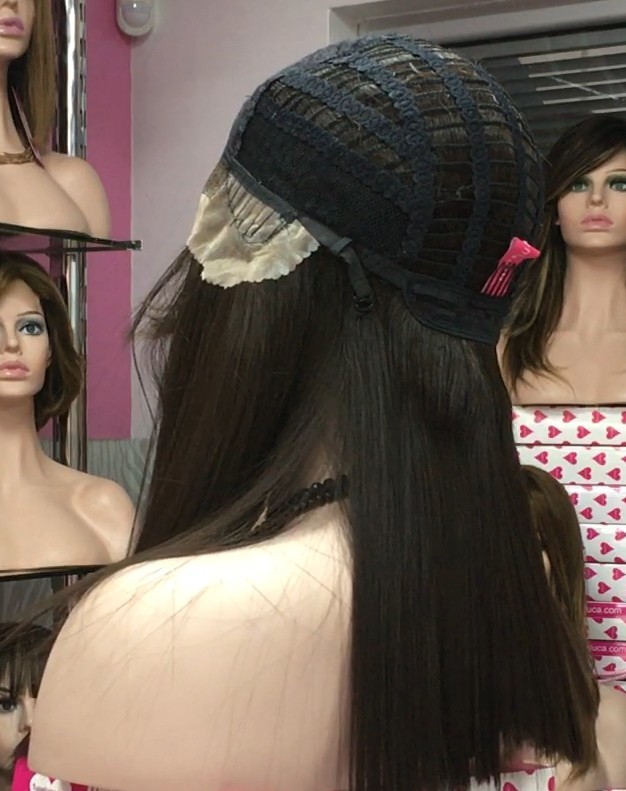 Peluca Lace front AMBAR color 6 Star10.Colageno