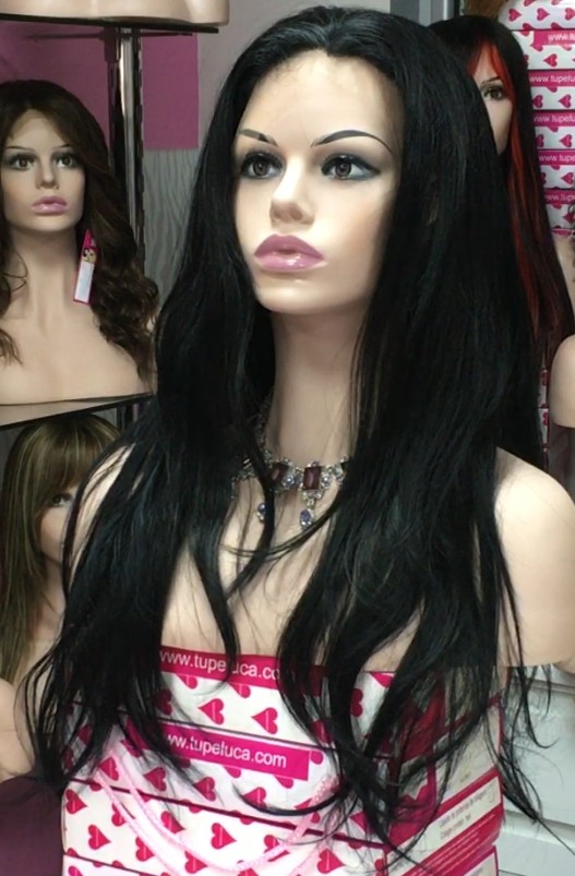 Peluca Carmen Color  NEGRO 1 -  LACE FRONT  Star.10 Colageno