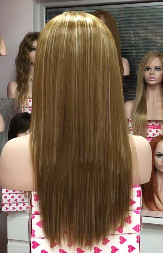 Peluca OLGA Lace front color 12cH88 Star-10 Colageno