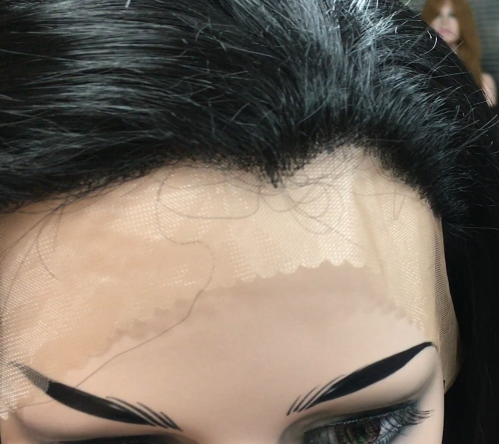 Peluca OLGA Lace front color 1 Star-10 Colageno