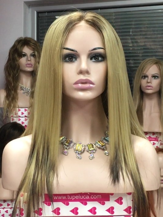 Peluca OLGA Lace front color 24TT6 Star-10 Colageno