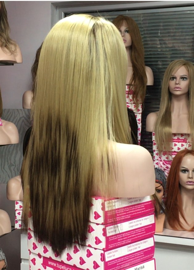 Peluca OLGA Lace front color 24TT6 Star-10 Colageno