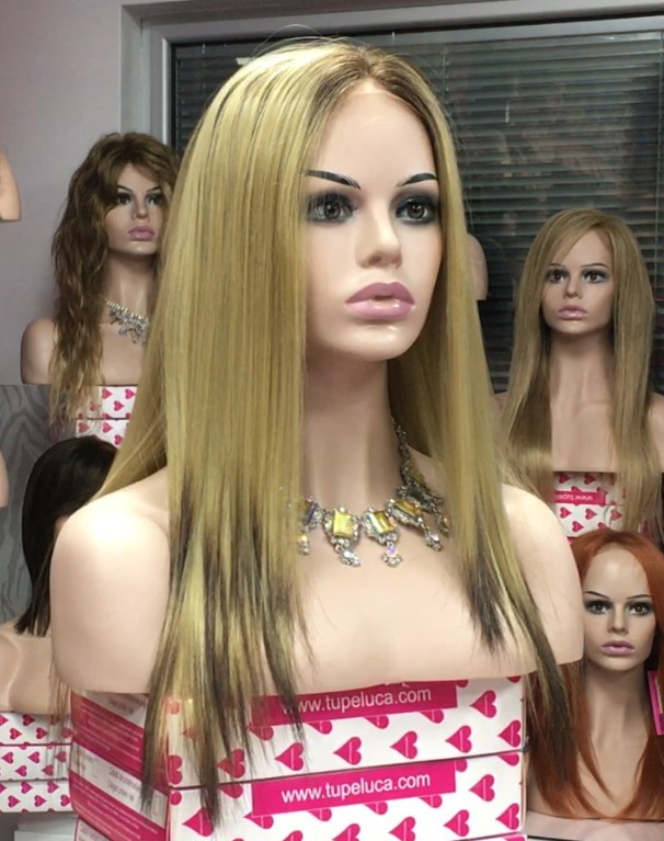 Peluca OLGA Lace front color 24TT6 Star-10 Colageno