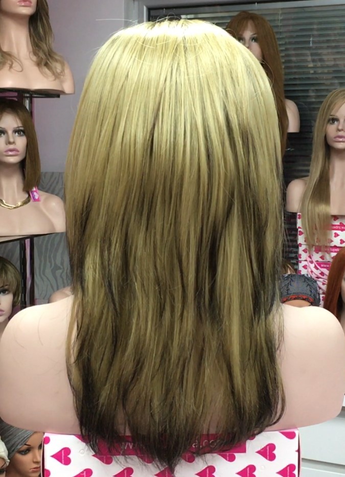 Peluca Samira Lace front color 24TT6 Star-10 Colgeno