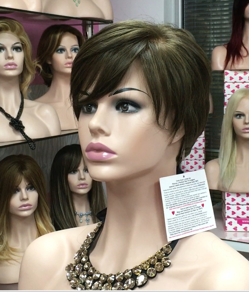 Peluca monofilamento modelo SANDRINE color 8