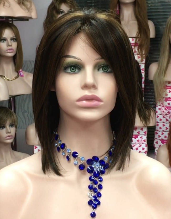 Peluca natural CECILIS color 2H5 Frontal de tul transparente