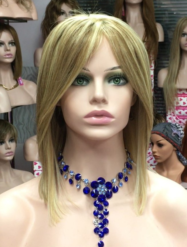 Peluca natural CECILIS color 8H613T18 Frontal de Tul
