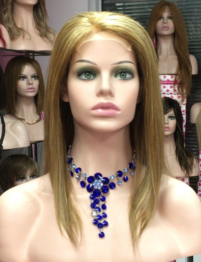 Peluca natural CLARA color 10H27BB Top de Tul ENTERO