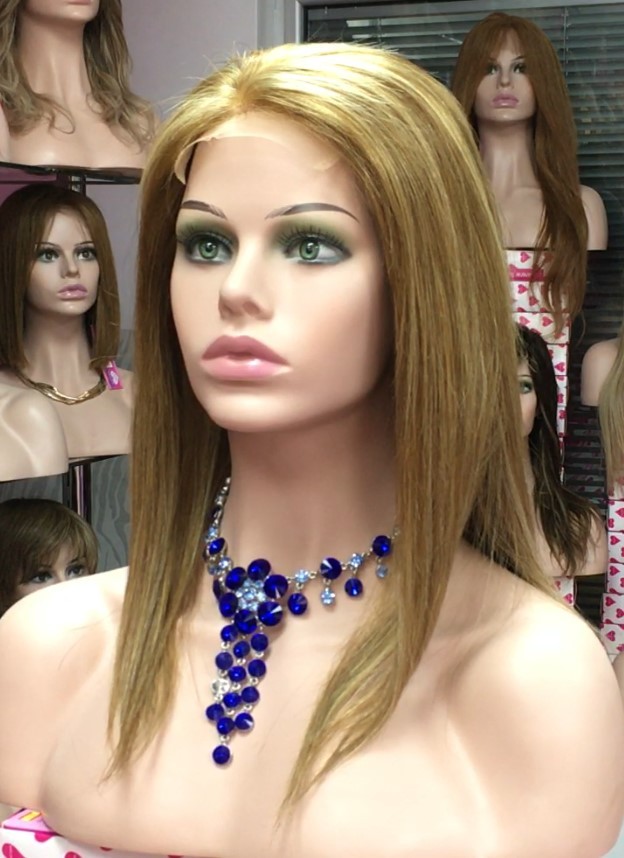 Peluca natural CLARA color 10H27BB Top de Tul ENTERO