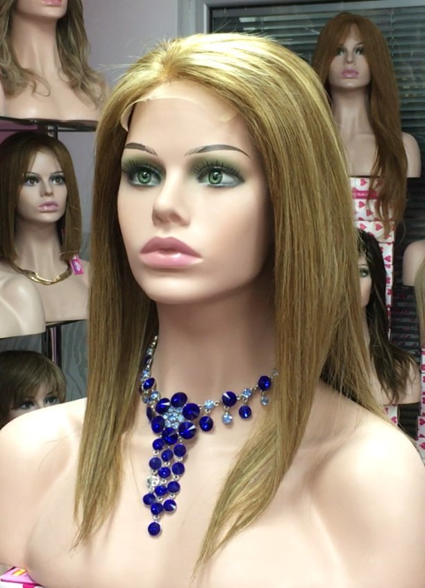Peluca natural CLARA color 10H27BB Top de Tul ENTERO