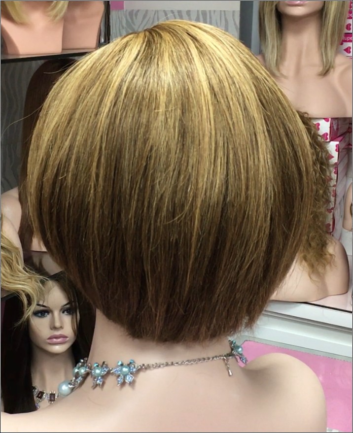 Peluca natural CLOE color 10H27 TOP de Tul ENTERO