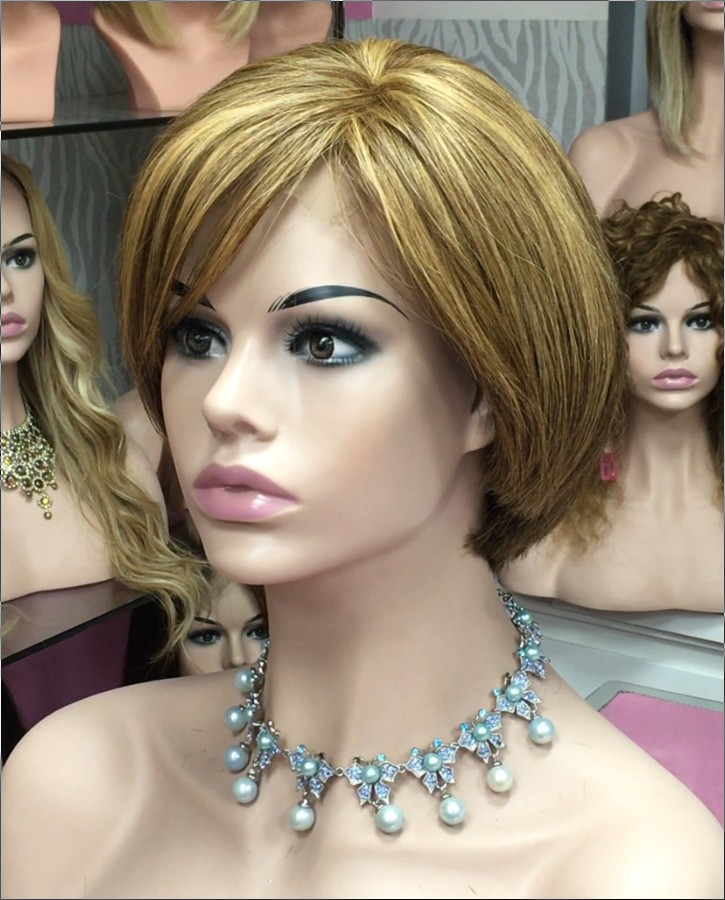 Peluca natural CLOE color 10H27 TOP de Tul ENTERO