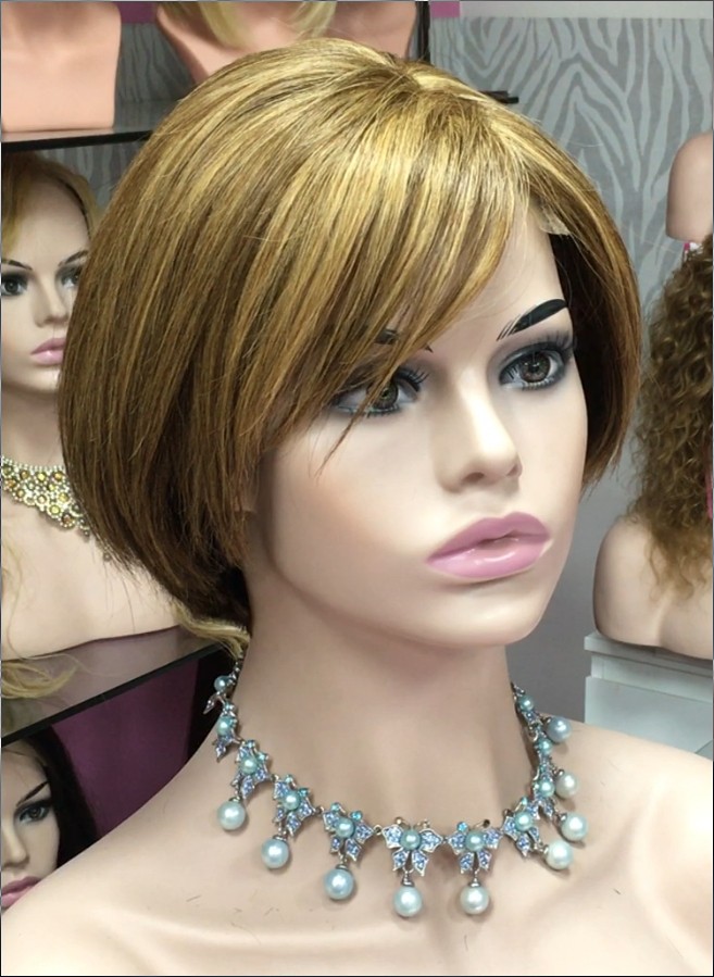 Peluca natural CLOE color 10H27 TOP de Tul ENTERO