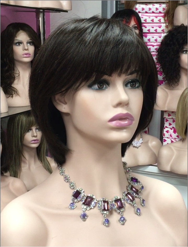 Peluca cabello humano COVADONGA color 2