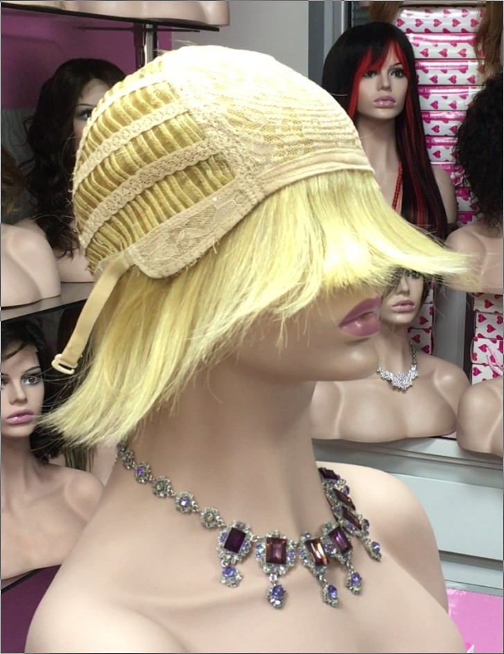 Peluca cabello humano COVADONGA color 613