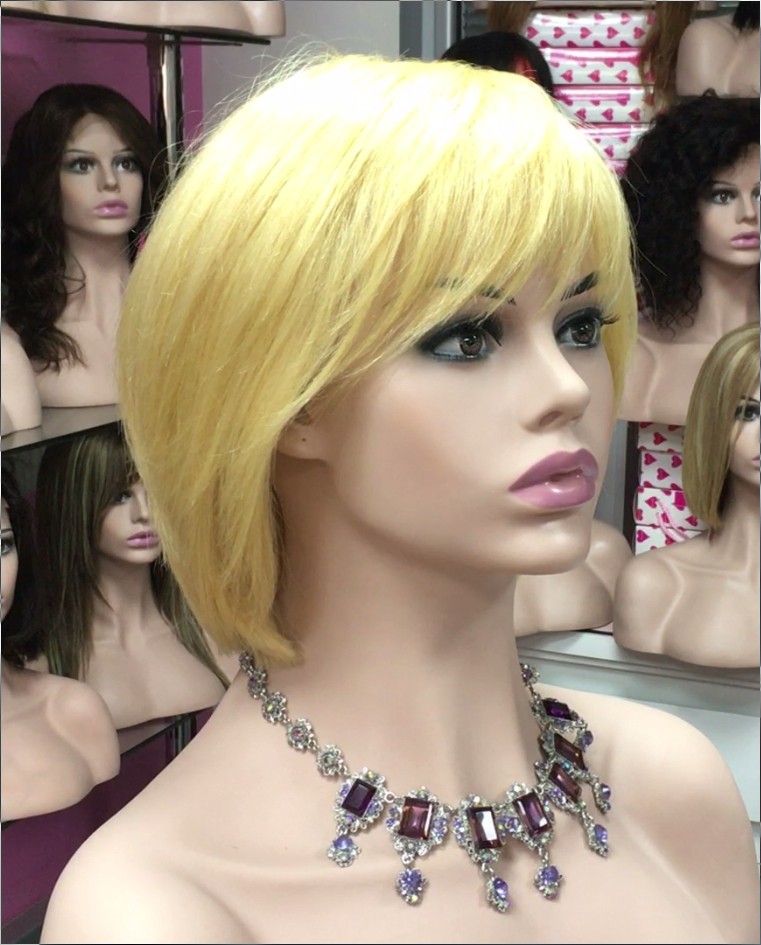 Peluca cabello humano COVADONGA color 613