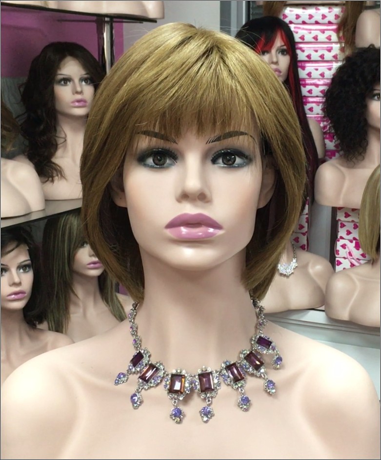Peluca cabello humano COVADONGA color 8