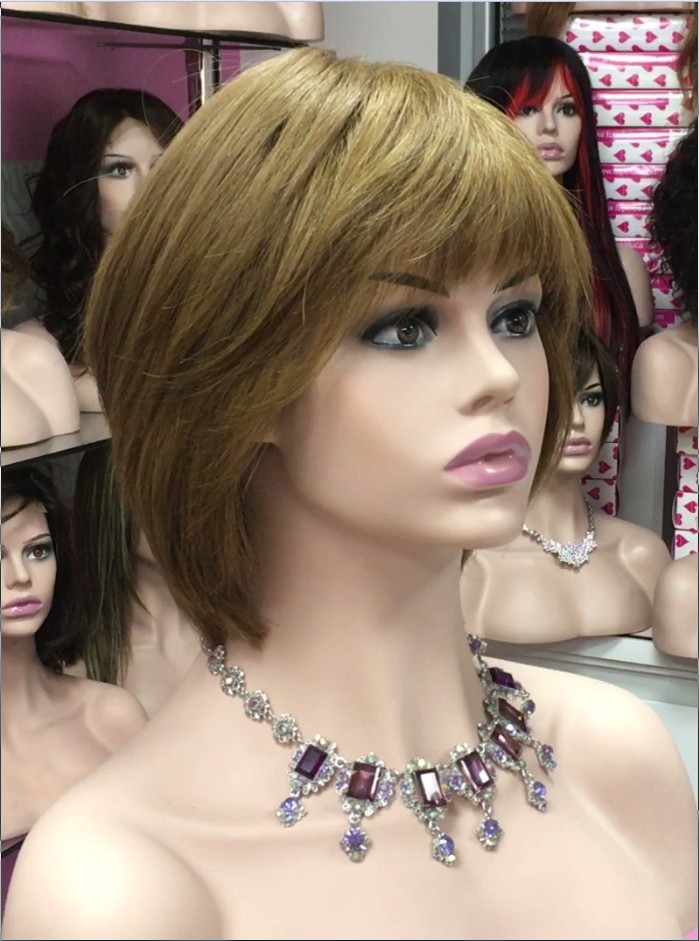 Peluca cabello humano COVADONGA color 8