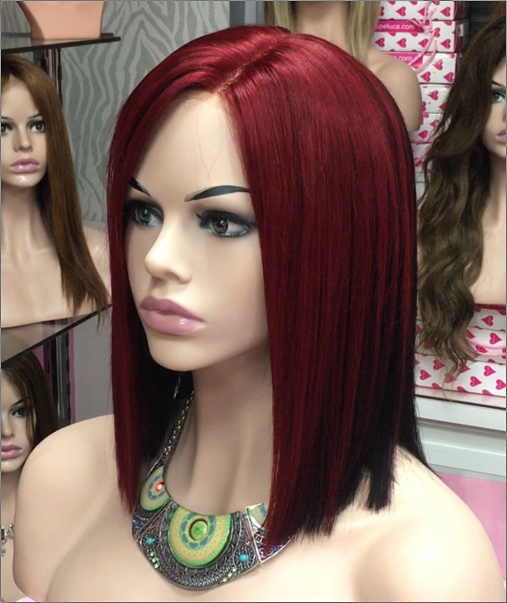 Peluca natural Melany color 1F39 RAYA de TUL