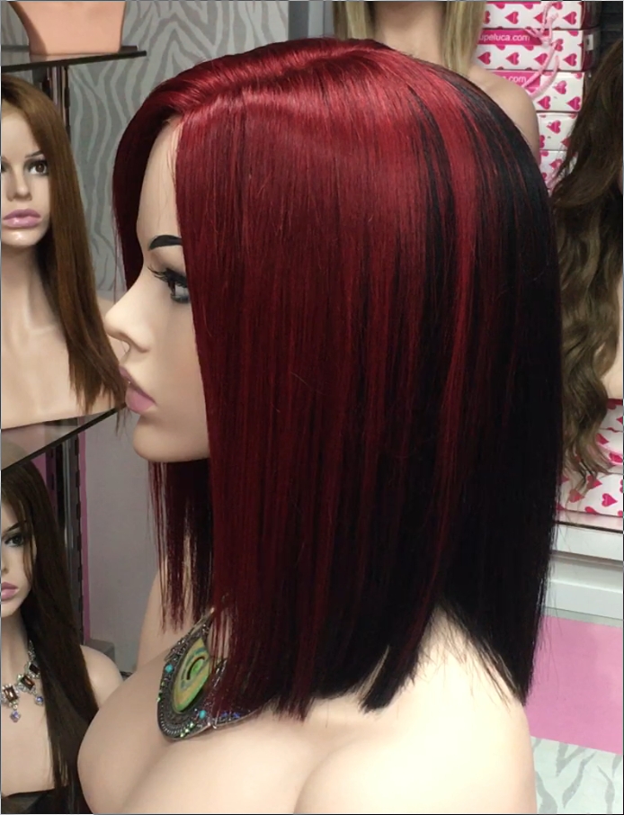 Peluca natural Melany color 1F39 RAYA de TUL