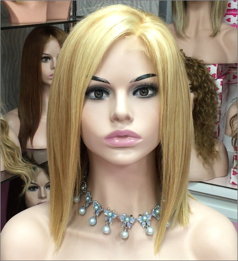 Peluca natural Melany color 27H613 RAYA de TUL