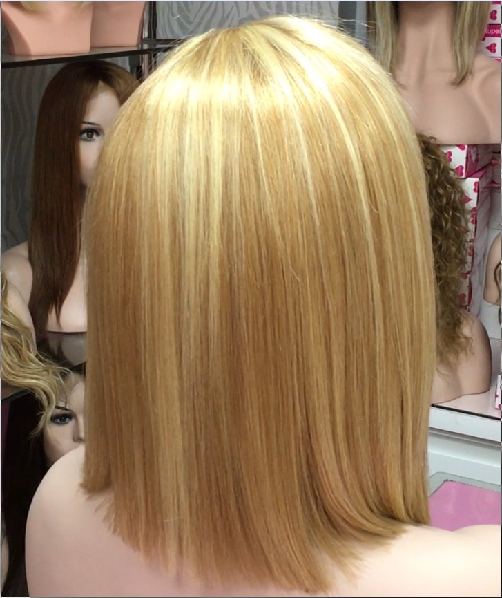 Peluca natural Melany color 27H613 RAYA de TUL