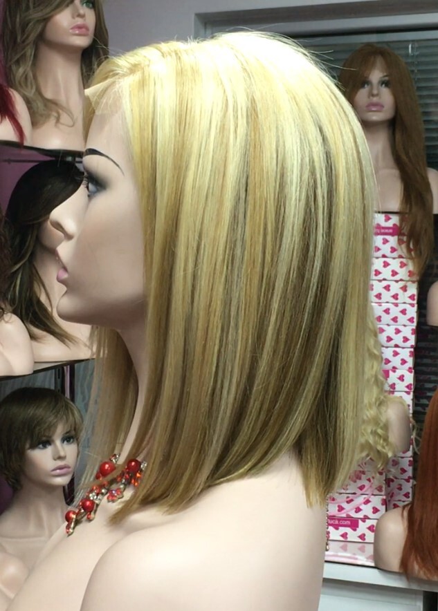 Peluca natural Melany color 18H613 RAYA de TUL